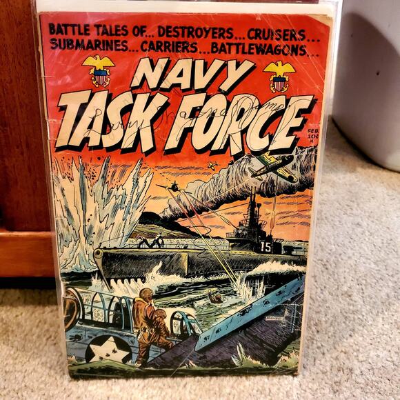 NAVY TASK FORCE #2 (4.5) THE SKIPPER 1955 - Picture 1 of 3